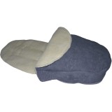 Footmuff to fit iCandy Peach Pushchairs - Grey / Lambs Fleece