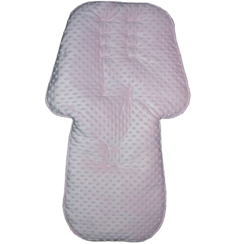 Pink Dimple Fleece Padded Seat Liner to fit Joie Versatrax, Litetrax and Nitro Pushchairs