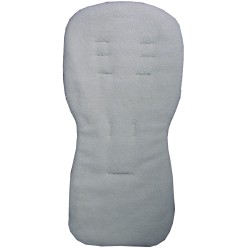 Seat Liner Silvercross Borg Fleece - Hand Made Padded Seat Liner in Borg Fleece Specifically Designed to fit Silver Cross Pop, Reflex, Pursuit & Zest Pushchairs
