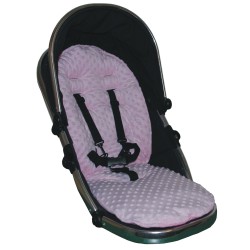 Pink Dimple Fleece Padded Seat Liner to fit iCandy Peach Pushchairs